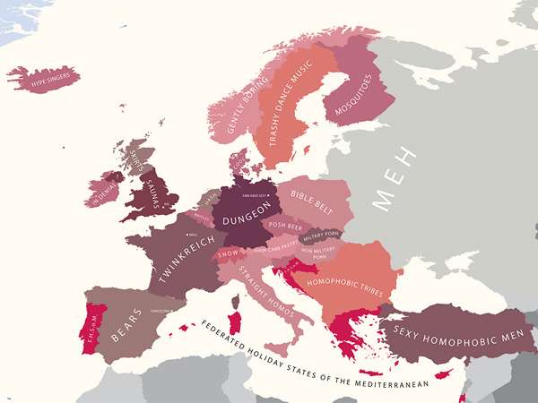 Europa según los gays